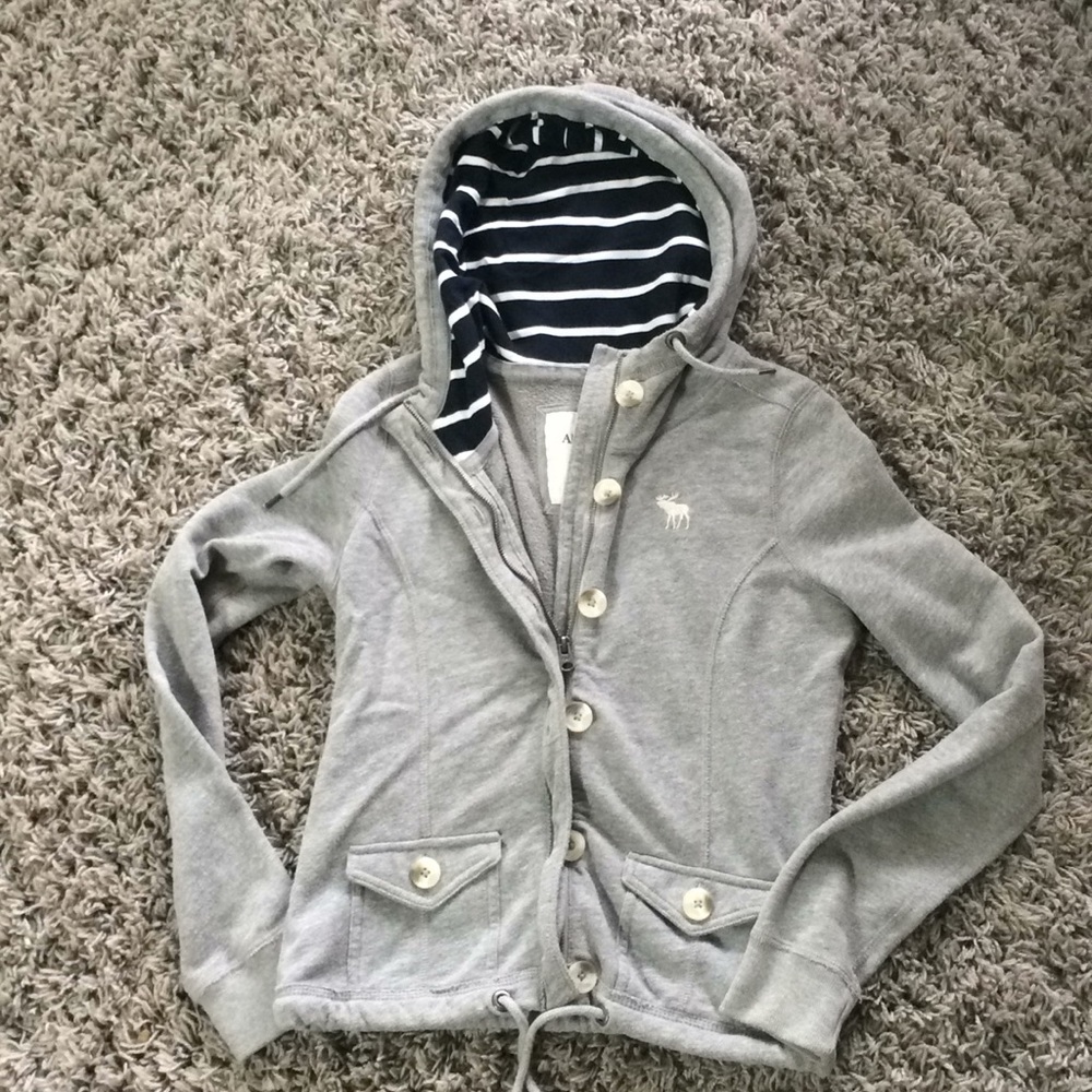 Abercrombie zip-up sweatshirt